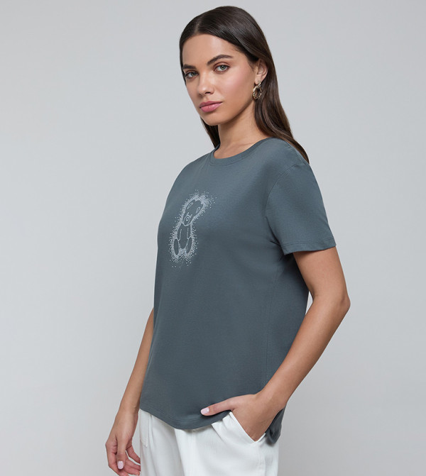 R&B R&B - Grey Short Sleeve T-Shirts