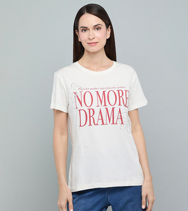 R&B  T-Shirts - Ivory Short Sleeve T-Shirts