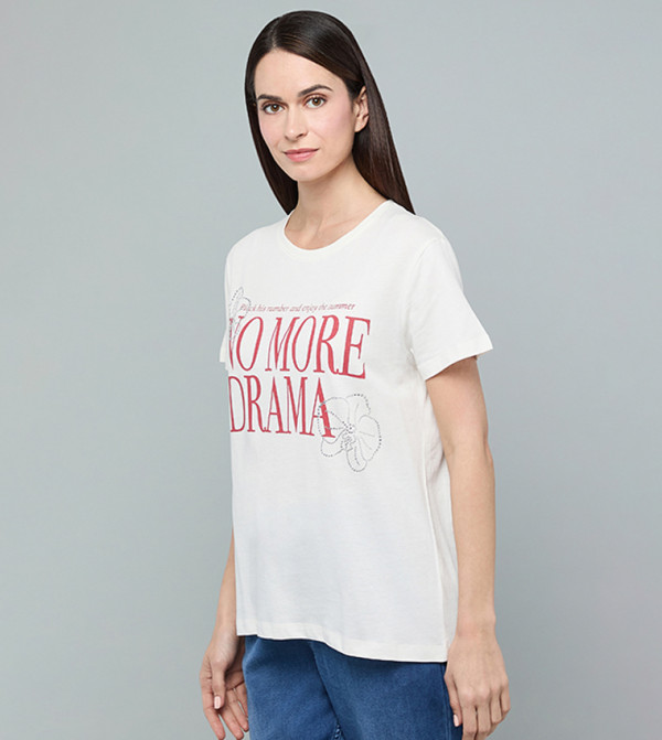 R&B  T-Shirts - Ivory Short Sleeve T-Shirts