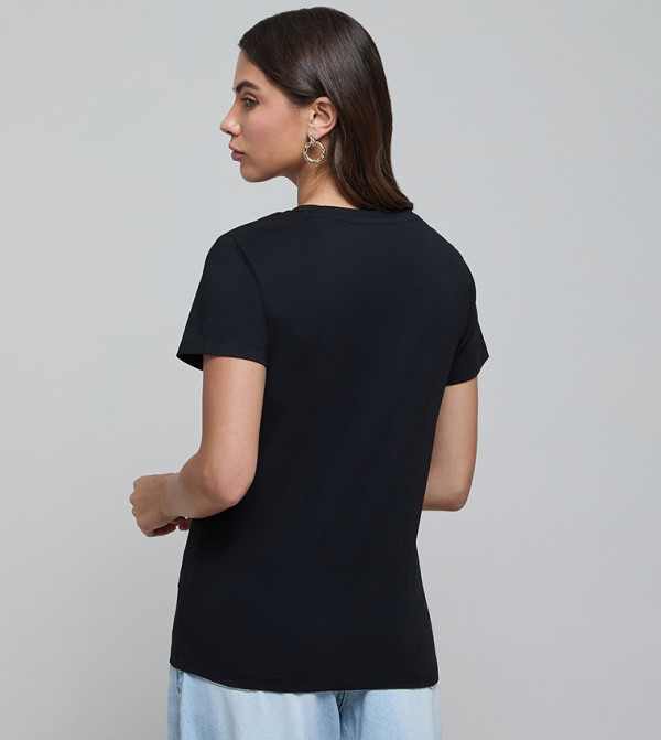 R&B R&B - Black Short Sleeve T-Shirts