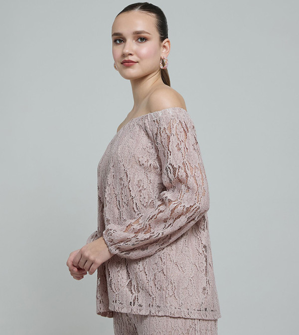 R&B R&B - Beige Casual Tops