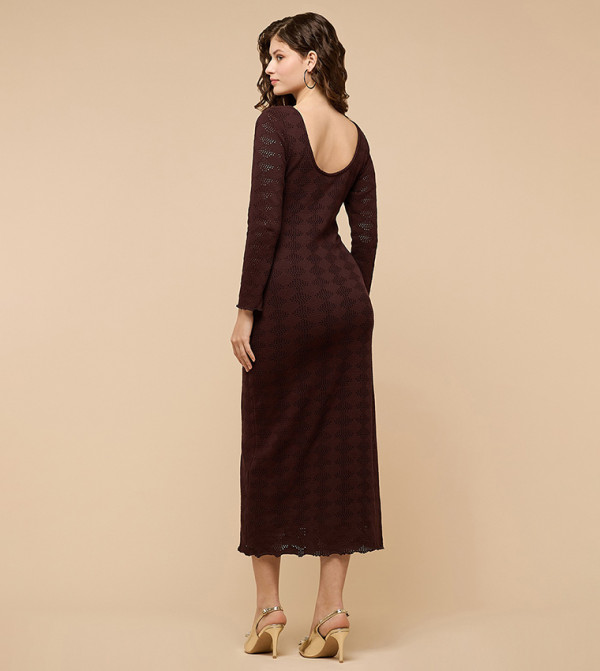 أر آند بي أر آند بي - بني  Midi Dresses