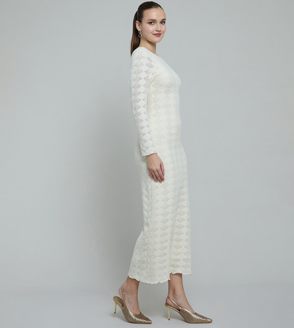 R&B Clothing - Ivory Midi Dresses