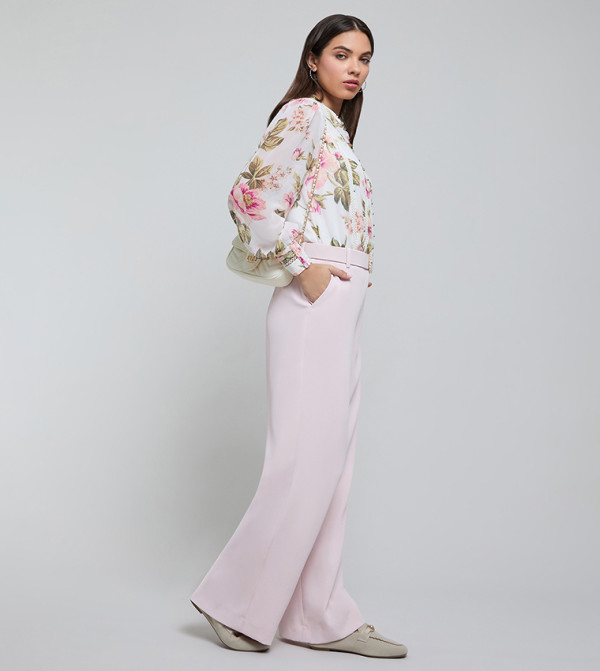 R&B  Casual Pants - Pink Casual Pants