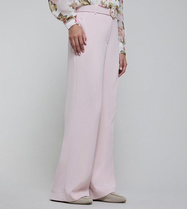 R&B  Casual Pants - Pink Casual Pants