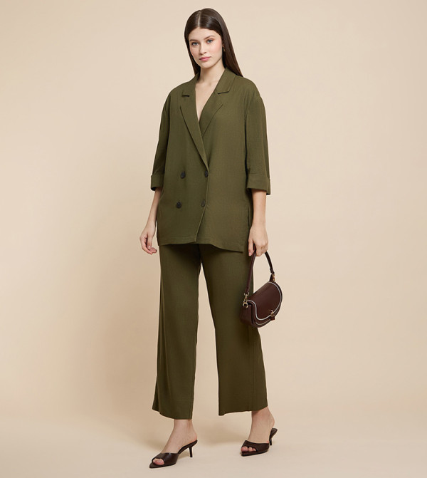 R&B  Jackets & Coats - Green Blazers