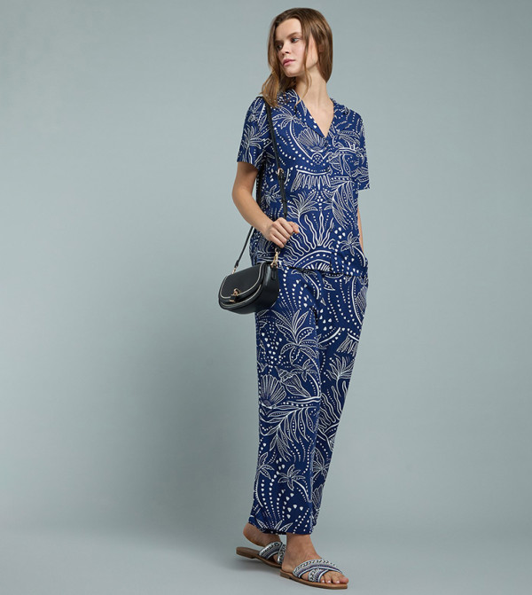 R&B  Clothing - Blue Casual Pants