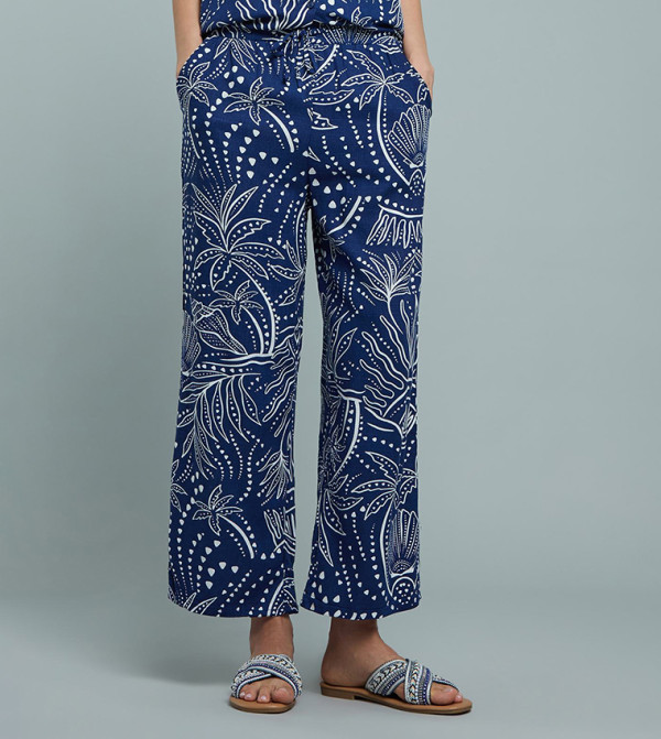 R&B  Clothing - Blue Casual Pants