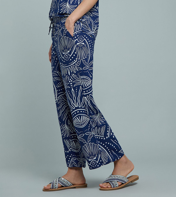R&B  Clothing - Blue Casual Pants