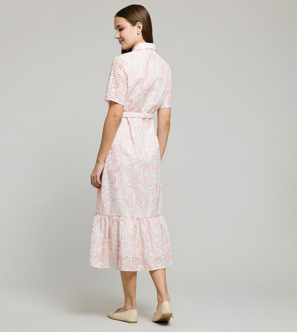 R&B  Clothing - Pink Shirt & T-Shirt Dresses