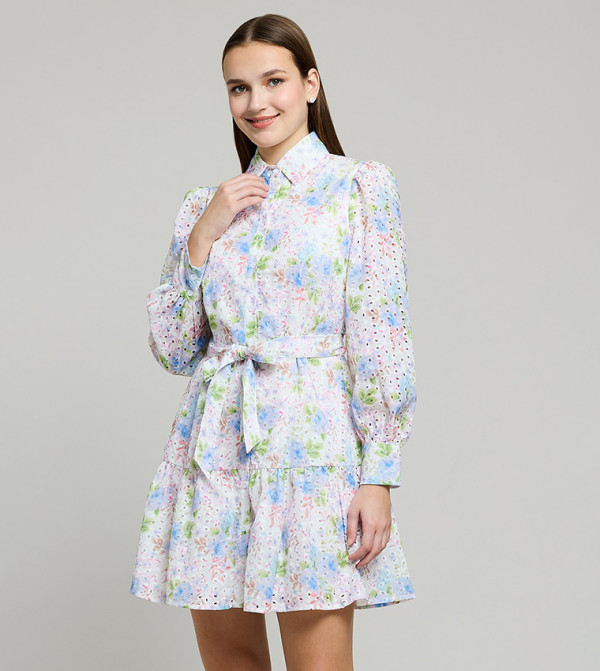 أر آند بي  فساتين تيشيرت - متعدد Shirt & T-Shirt Dresses