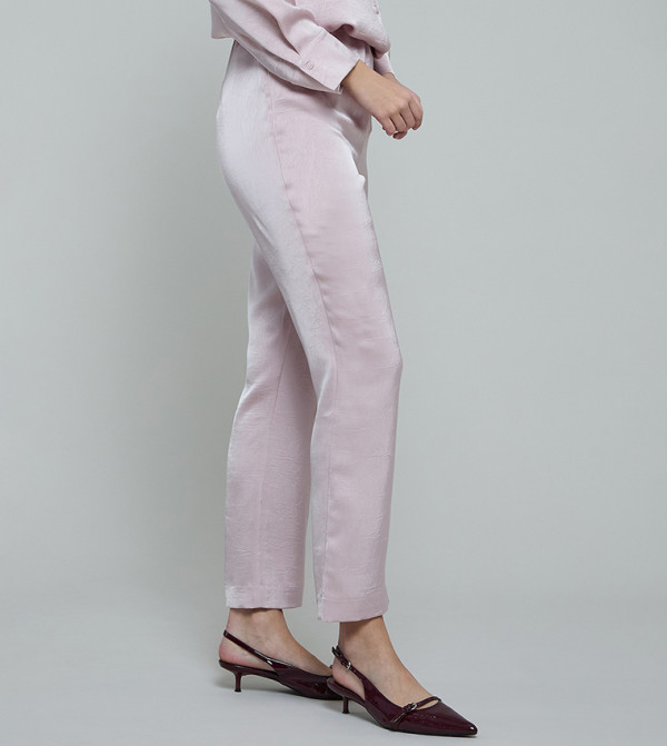R&B  Pants & Leggings - Light Pink Casual Pants