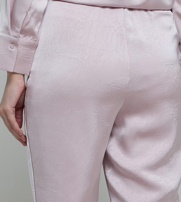 R&B  Pants & Leggings - Light Pink Casual Pants