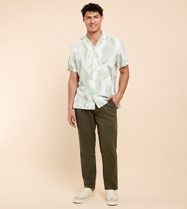 R&B  Casual Pants - Green Casual Pants