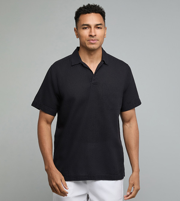 R&B  Clothing - BLACK Short Sleeves
