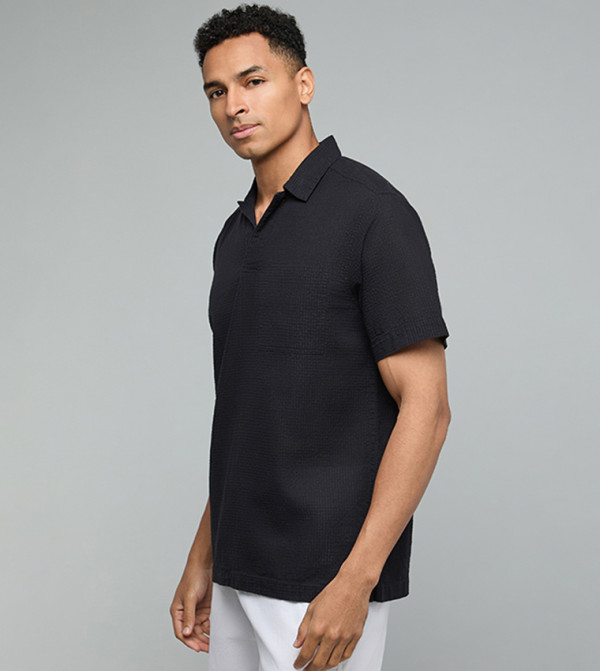R&B  Clothing - BLACK Short Sleeves