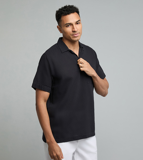 R&B  Clothing - BLACK Short Sleeves