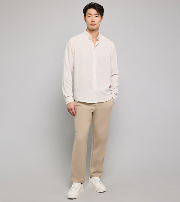 R&B  Clothing - Beige Long Sleeves