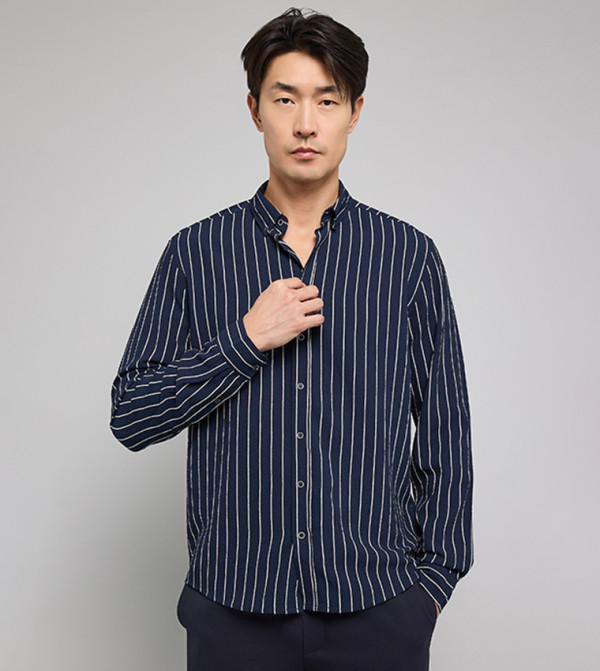 R&B  - Navy Long Sleeves