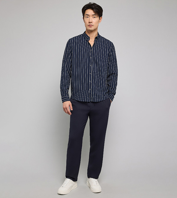 R&B  - Navy Long Sleeves