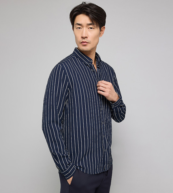 R&B  - Navy Long Sleeves