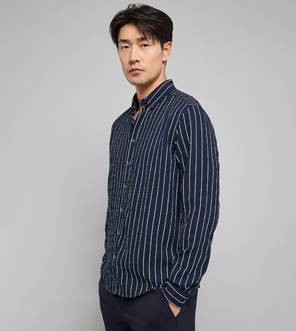 R&B  - Navy Long Sleeves