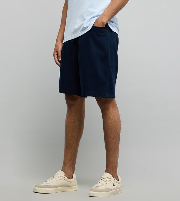 R&B R&B - Navy Casual Shorts
