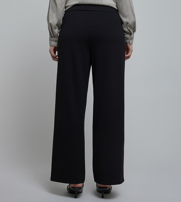 R&B  Casual Pants - Black Casual Pants