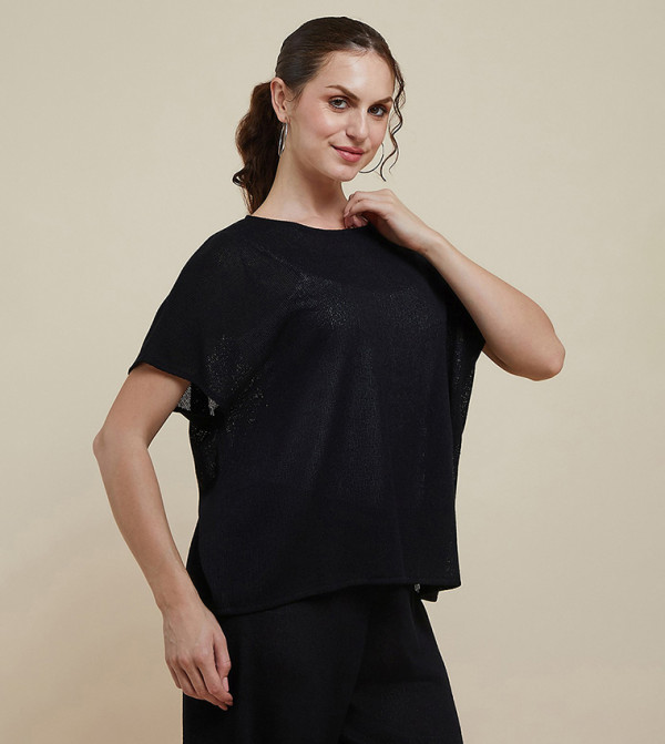 أر آند بي  ملابس - أسود Casual Tops