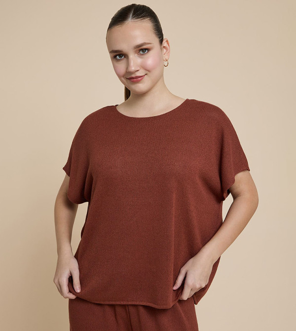 أر آند بي  ملابس - بني  Casual Tops