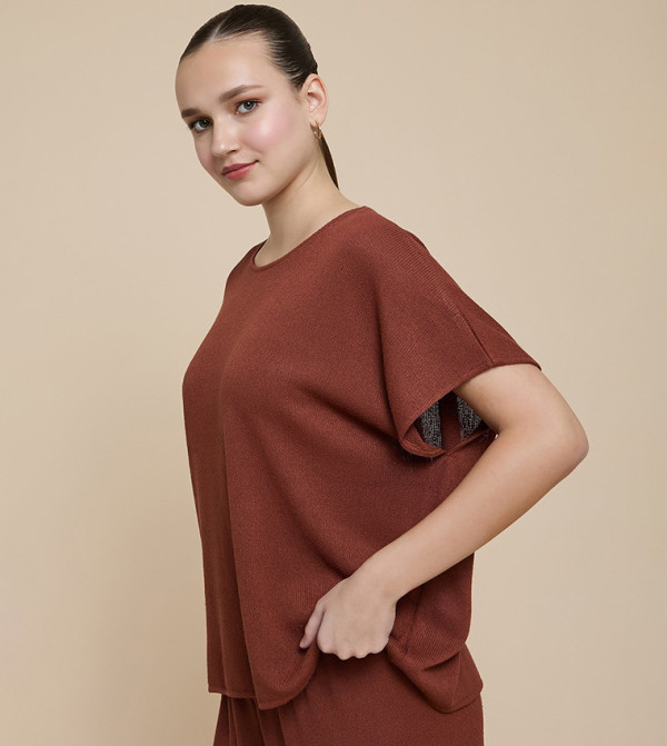 أر آند بي  ملابس - بني  Casual Tops