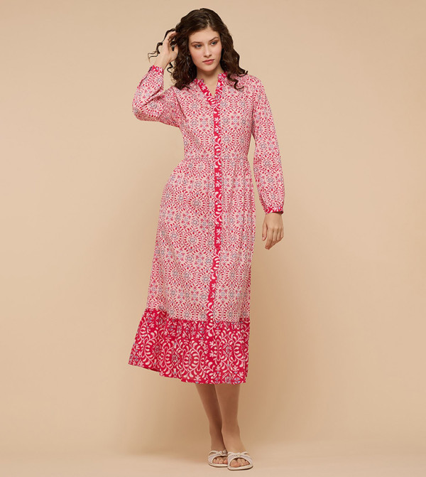 R&B  Midi Dresses - Pink Midi Dresses