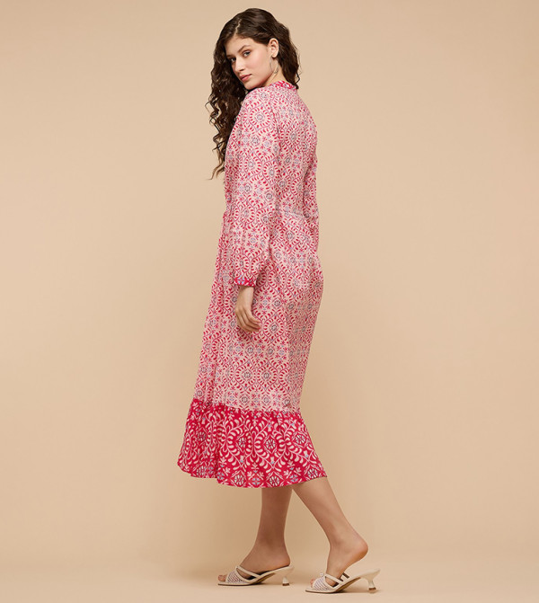 R&B  Midi Dresses - Pink Midi Dresses