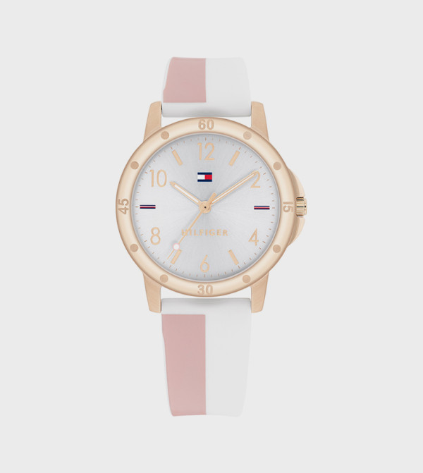 تومي هيلفيغر  ساعات - أبيض ساعات الموضة