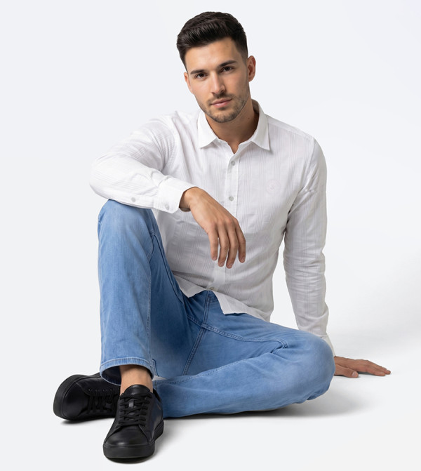 بيفرلي هيلز بولو كلوب  قمصان - أبيض Long Sleeves
