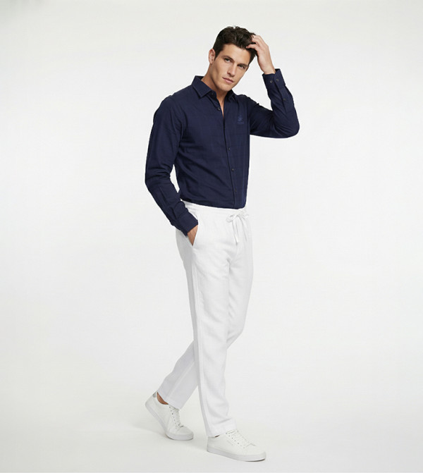 بيفرلي هيلز بولو كلوب  قمصان - كحلي مزرق  Long Sleeves