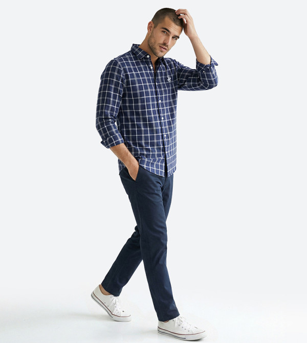 بيفرلي هيلز بولو كلوب  قمصان - أزرق Long Sleeves