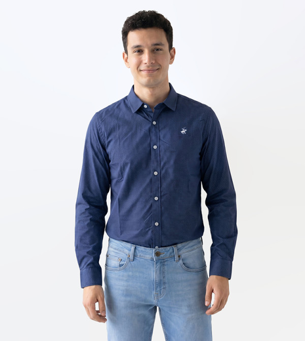 Beverly Hills Polo Club  Long Sleeves - Navy Long Sleeves