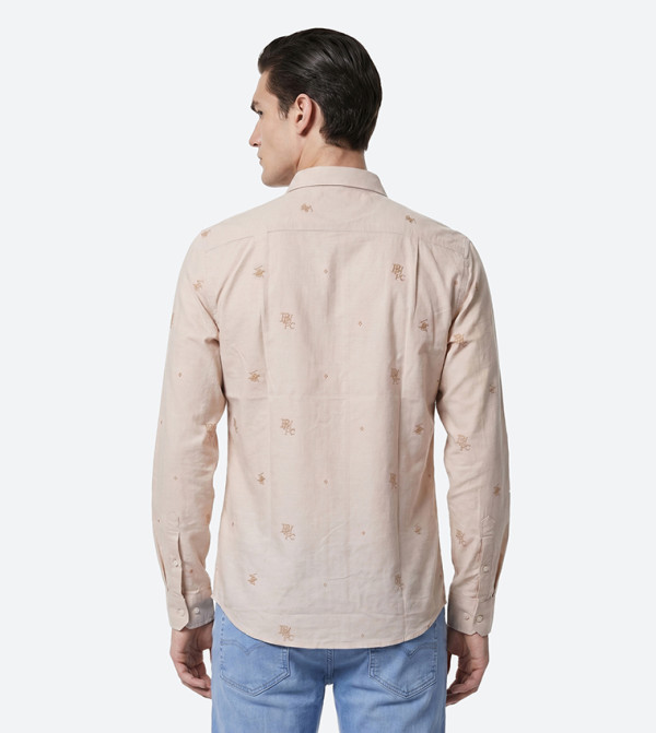 بيفرلي هيلز بولو كلوب  أكمام طويلة - بيج Long Sleeves