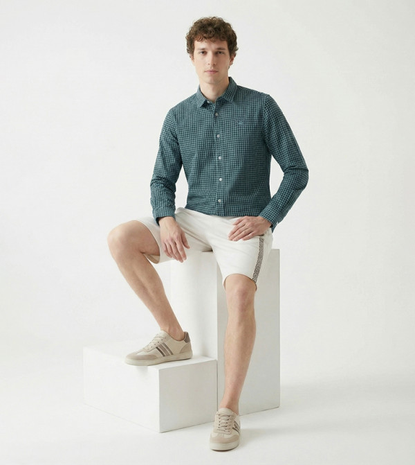 Beverly Hills Polo Club  Shirts - Green Long Sleeves