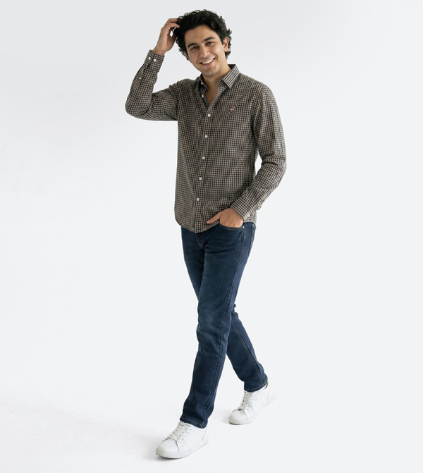 بيفرلي هيلز بولو كلوب  أكمام طويلة - بني  Long Sleeves