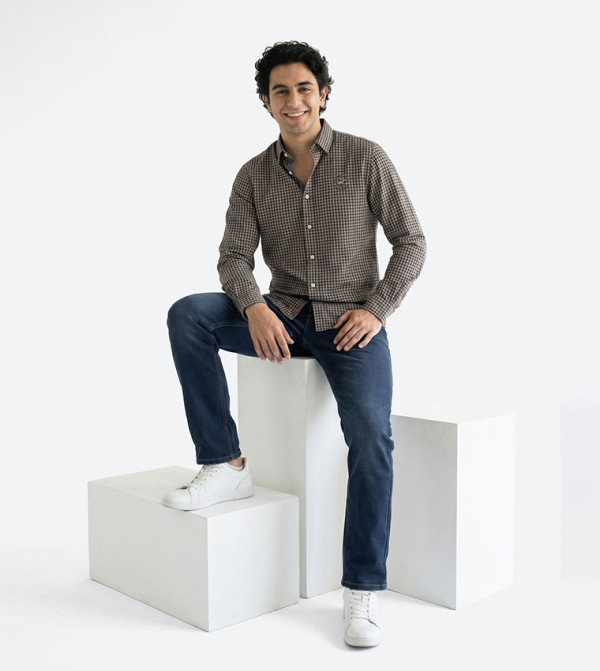 بيفرلي هيلز بولو كلوب  أكمام طويلة - بني  Long Sleeves