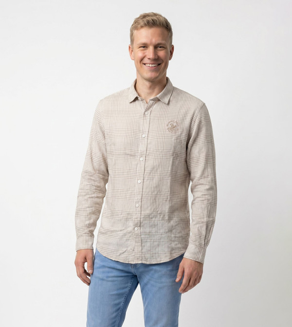 بيفرلي هيلز بولو كلوب  قمصان - بني  Long Sleeves