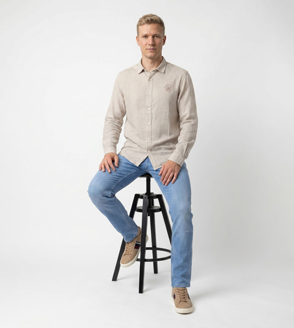 بيفرلي هيلز بولو كلوب  قمصان - بني  Long Sleeves