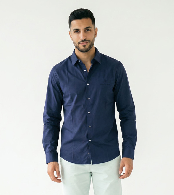Beverly Hills Polo Club  Clothing - Blue Long Sleeves