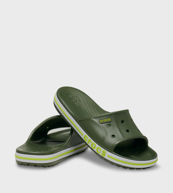 Crocs  Slides - ARMY GREEN Slides