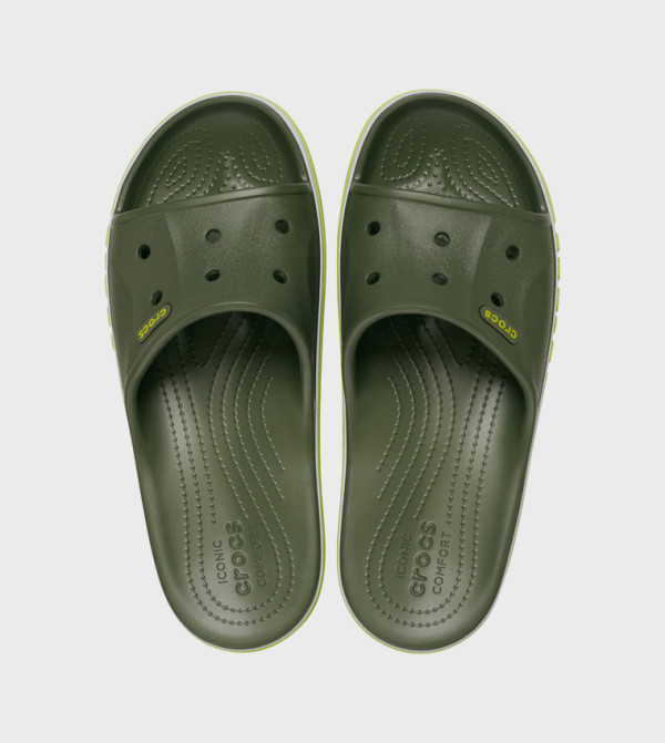 Crocs  Slides - ARMY GREEN Slides