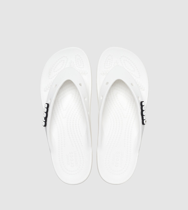 Crocs  - White Flip-Flops