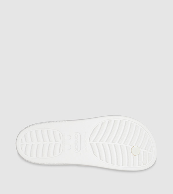 Crocs  - White Flip-Flops