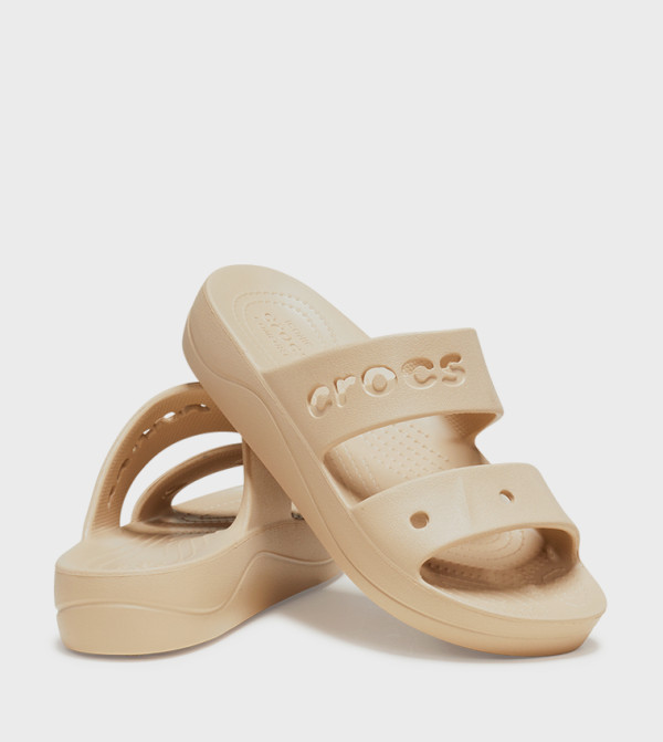 Crocs Platforms - Beige Flat Sandals